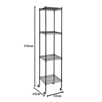 Modular Wire Storage Shelf 450 x 450 x 1800mm Steel Shelving