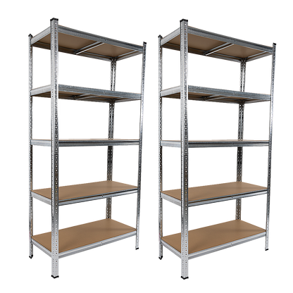 2 x 1.8M Garage Shelving Warehouse Rack Storage Shelves Pallet Racking