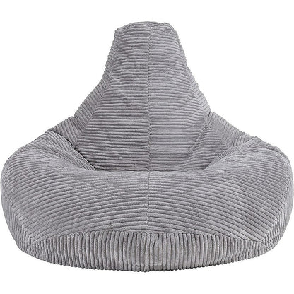 Jumbo Cord Beanbag Chair Cover Unfilled Large Bean Bag - Grey