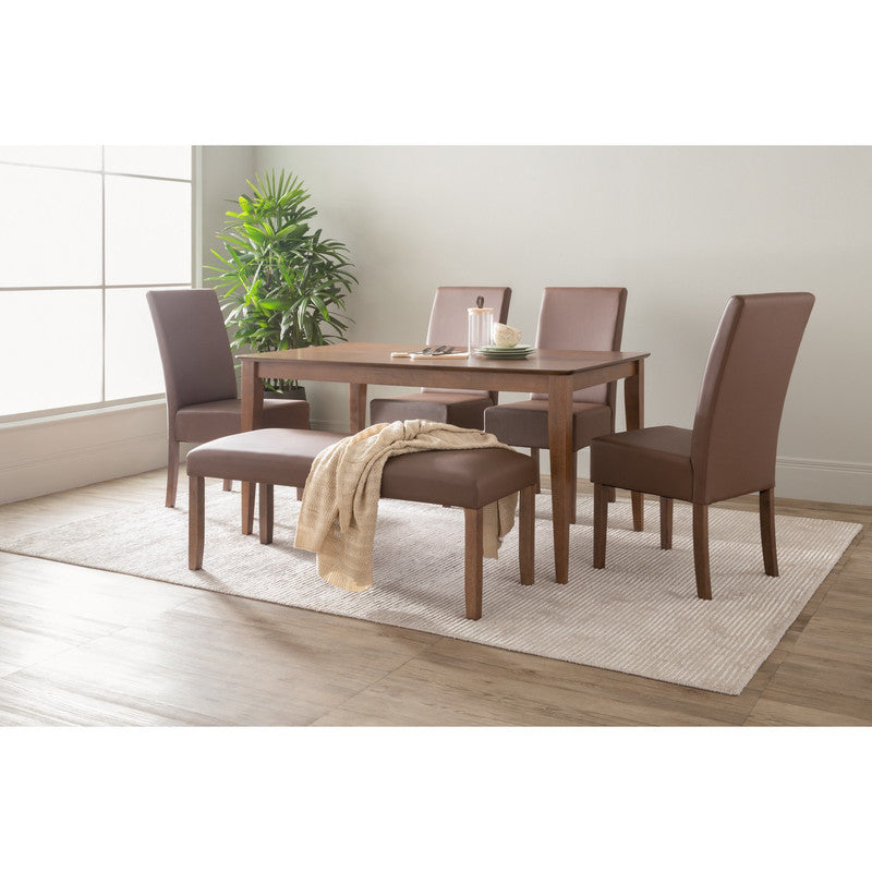 Allergo Dining Table 150cm Timber Dining Table - Cocoa