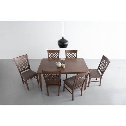 Allergo Dining Table 150cm Timber Dining Table - Cocoa