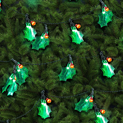 40 Pack LED Holly Lights