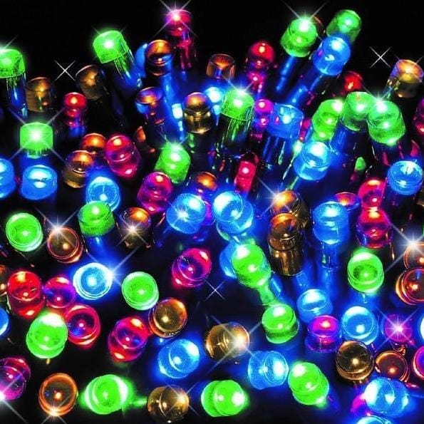 Battery Operated 200 LED Timer Lights – Available in 3 Colors - Multicolor