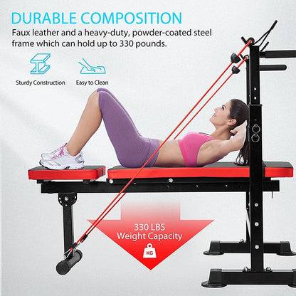 NNEOBA Heavy Duty Flat Weight Bench