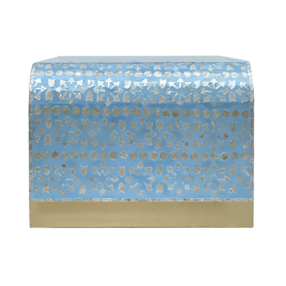 MOTHER OF PEARL MEDITERRANEAN BREEZE LOW PROFILE COFFEE TABLE