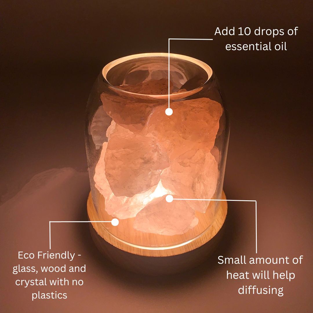 Aurora Crystal Diffuser - Rose Quartz