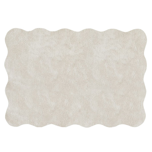 Jeremy Wave-shaped Fluffy Rug - 160 cm