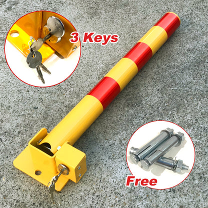 Fold Down Vehicle Security Car Parking Lock Safety Barrier Bollard Locker Barrier -Red