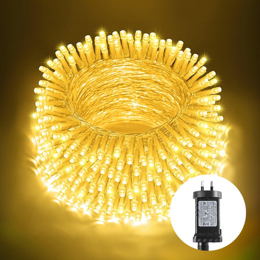 600 Low Voltage LED Bluetooth Control Fairy Lights Christmas Decoration Warm White