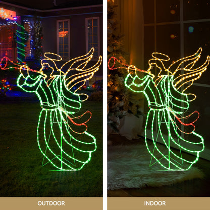 Jingle Jollys Christmas Lights 144cm Motif 504 LED Rope Light Outdoor Decoration