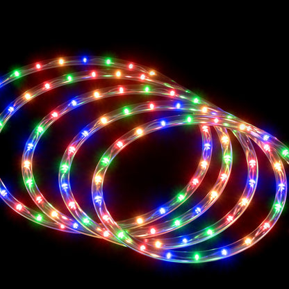 Jingle Jollys 20M Christmas Lights String Rope Light Decoration 600 LED Colorful