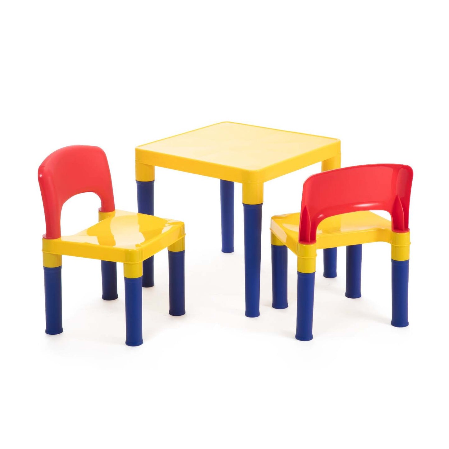 Kids Table & 2 Chairs Plastic Set