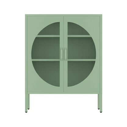 ArtissIn Buffet Sideboard Metal Cabinet - ELSA Green