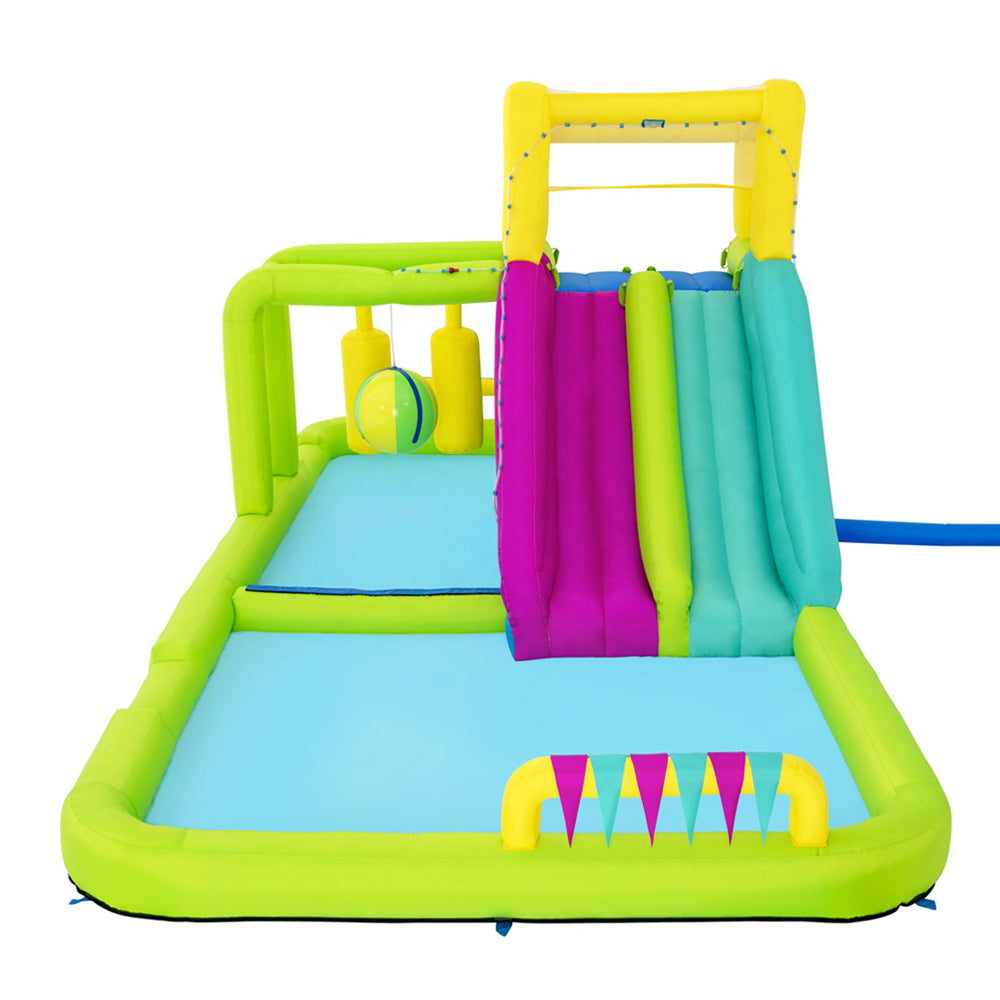 Bestway Inflatable Water Pack Pool Slide Castle Playground H2OGO Splash Course