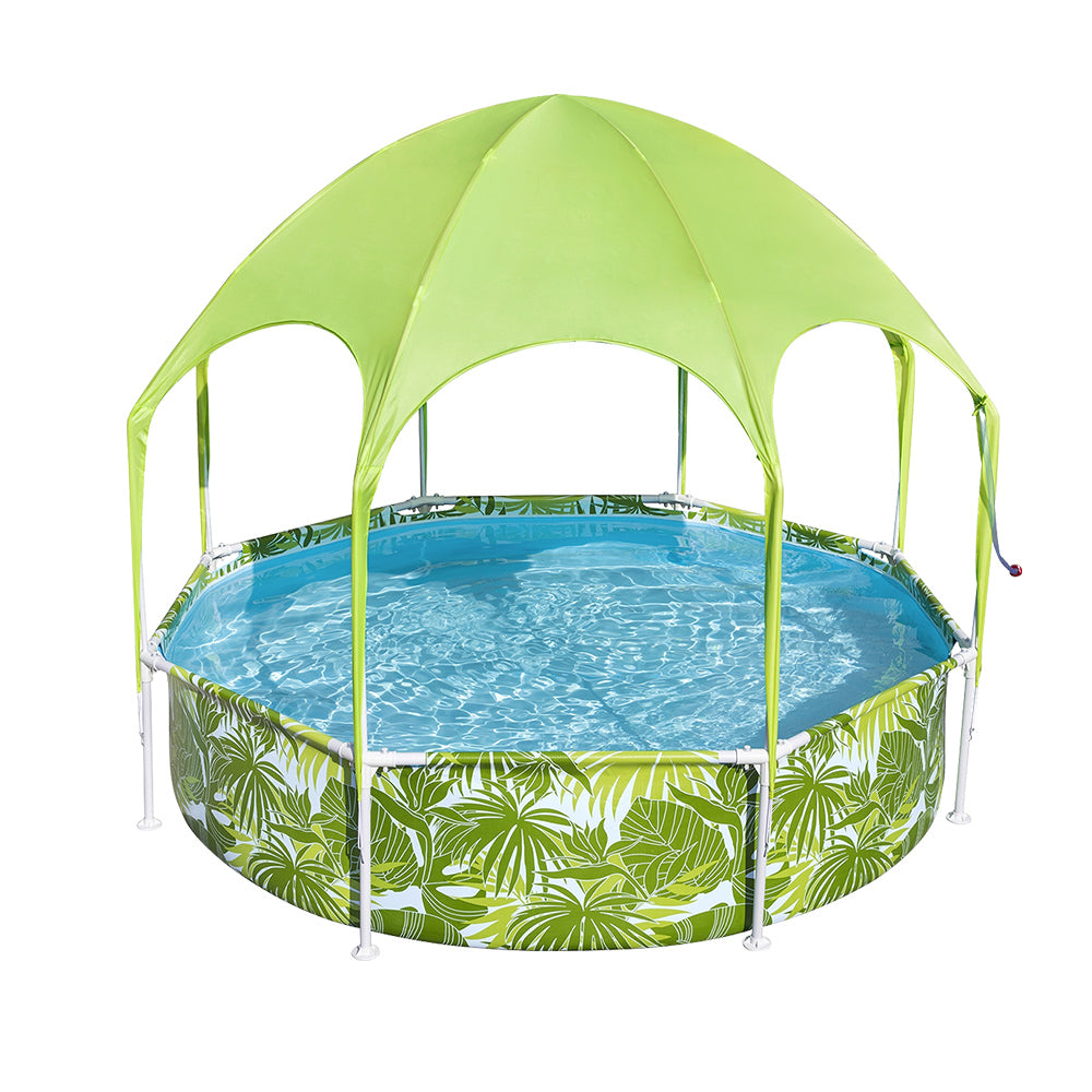 Bestway Above Ground Swimming Pool with Mist Shade