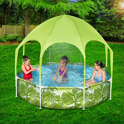 Bestway Above Ground Swimming Pool with Mist Shade