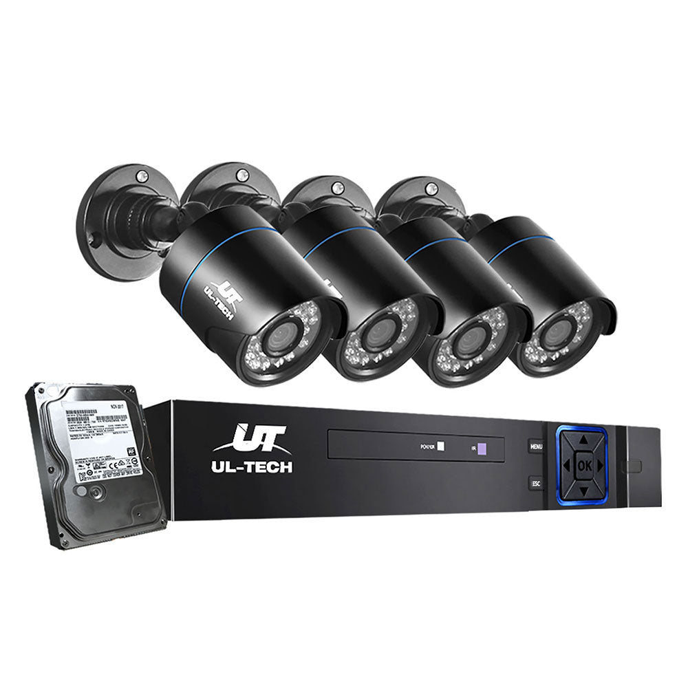 UL Tech 1080P 8 Channel HDMI CCTV Security Camera with 1TB Hard Drive