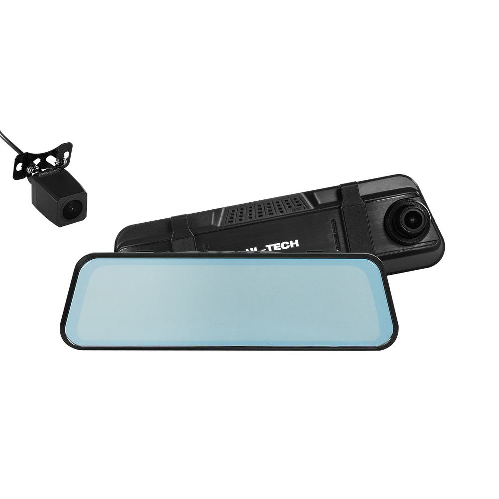 UL-tech 1080P Dash Camera 9.66" Front Rear View