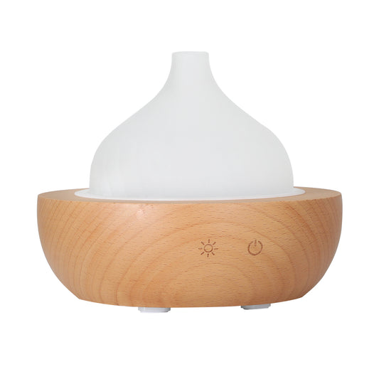 Devanti Aroma Aromatherapy Diffuser LED Oil Ultrasonic Air Humidifier Glass Wood