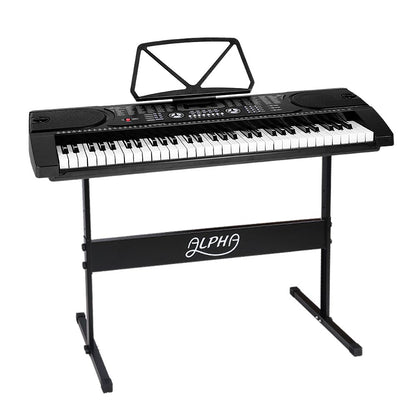 ALPHA 61 Keys LED Electronic Piano Keyboard