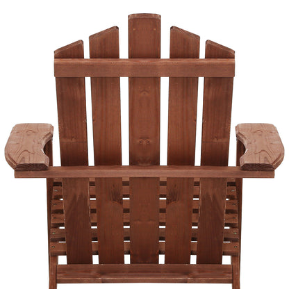 Gardeon Outdoor Sun Lounge Beach Chairs Table Setting Wooden Adirondack Patio Lounges Chair