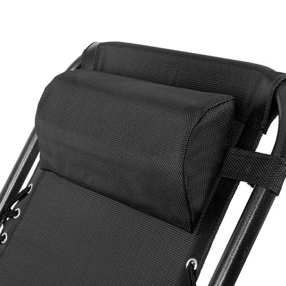 Gardeon Outdoor Portable Recliner - Black