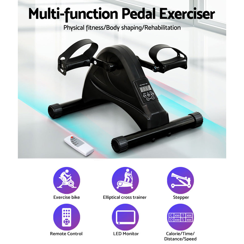 Everfit Pedal Exerciser Mini Exercise Bike Cross Trainer Under Desk Bike