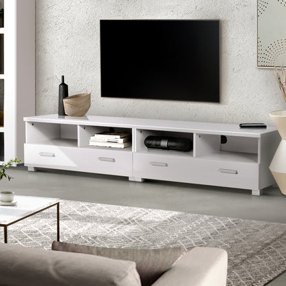 Artiss TV Stand Entertainment Unit with Drawers - White