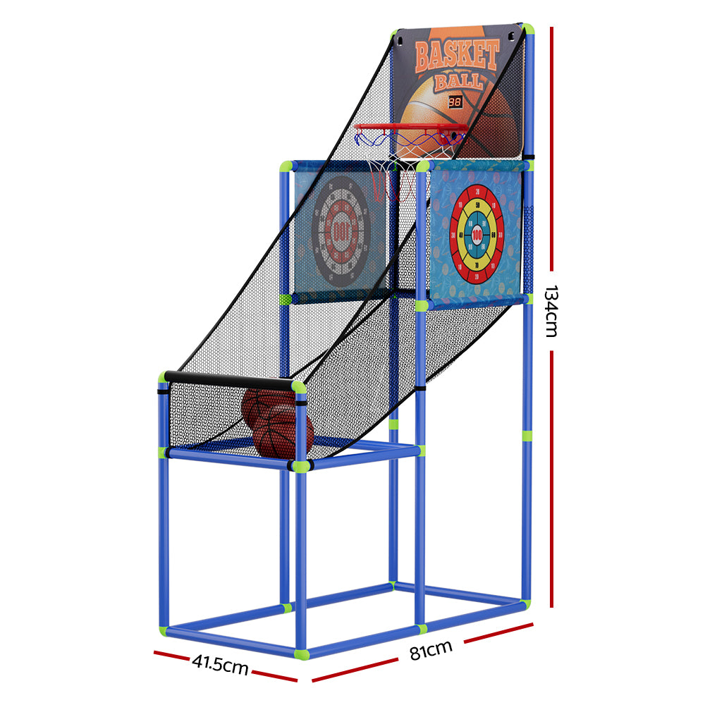 Arcade Basketball Games Electronic Scorer Basketball Hoop Shot Kid Indoor Toy