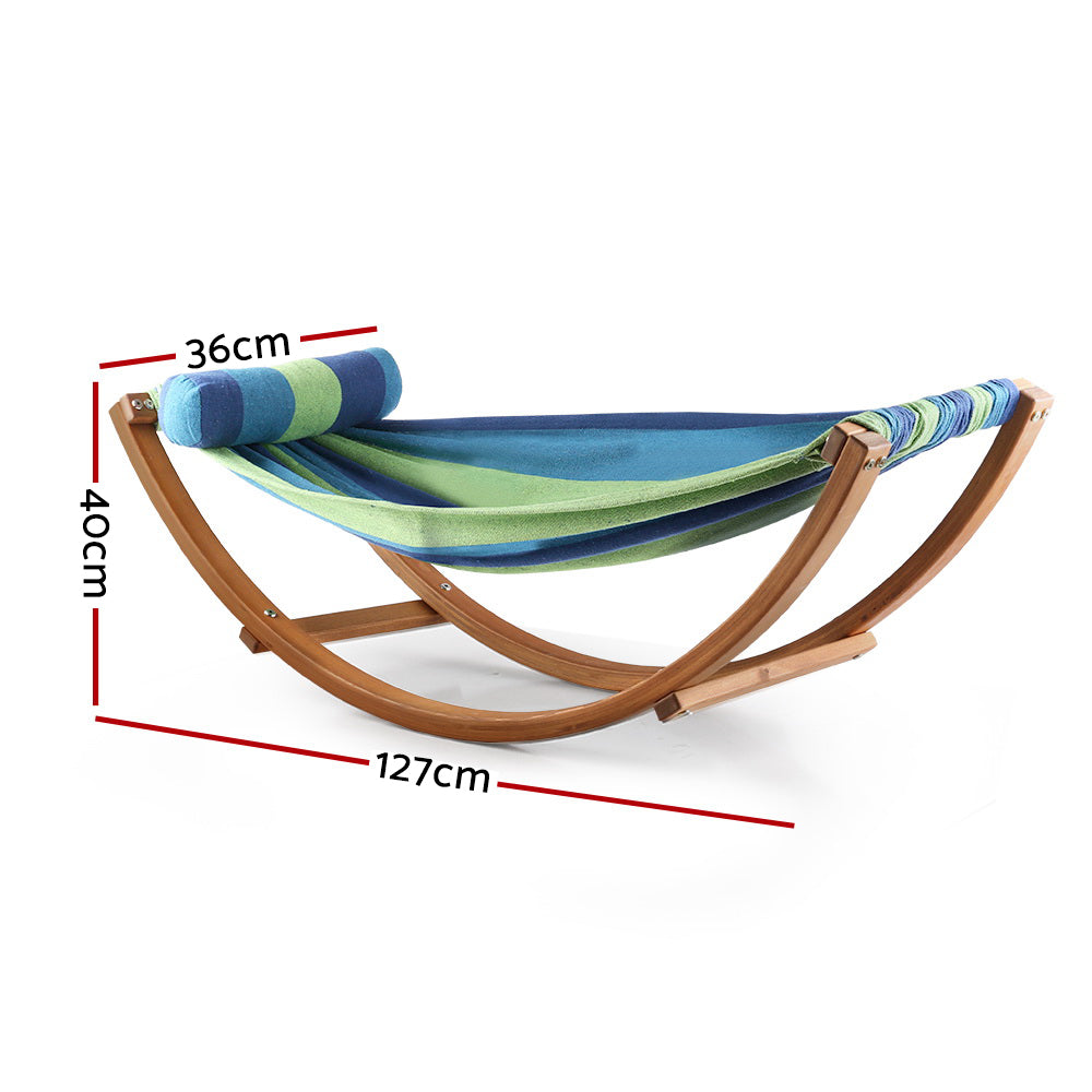 Gardeon Kids Hammock Chair Swing Bed Children with Pillow