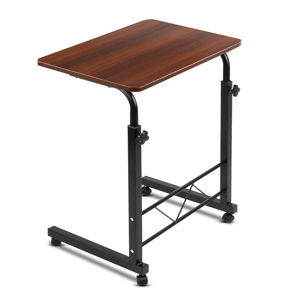 Artiss Laptop Table Desk Portable - Dark Wood