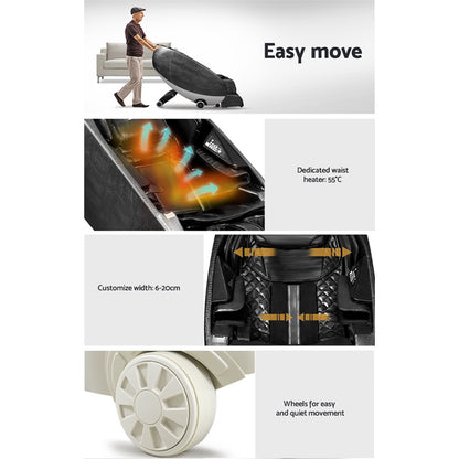 Livemor Massage Chair Electric Recliner SL-track Massager Hestia