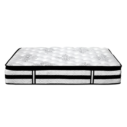 Giselle Bedding Algarve Euro Top Pocket Spring Mattress 34cm Thick Double