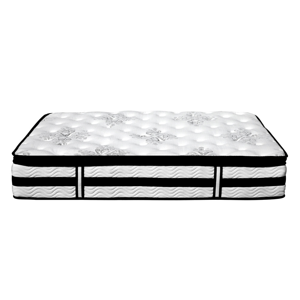 Giselle Bedding Algarve Euro Top Pocket Spring Mattress 34cm Thick King