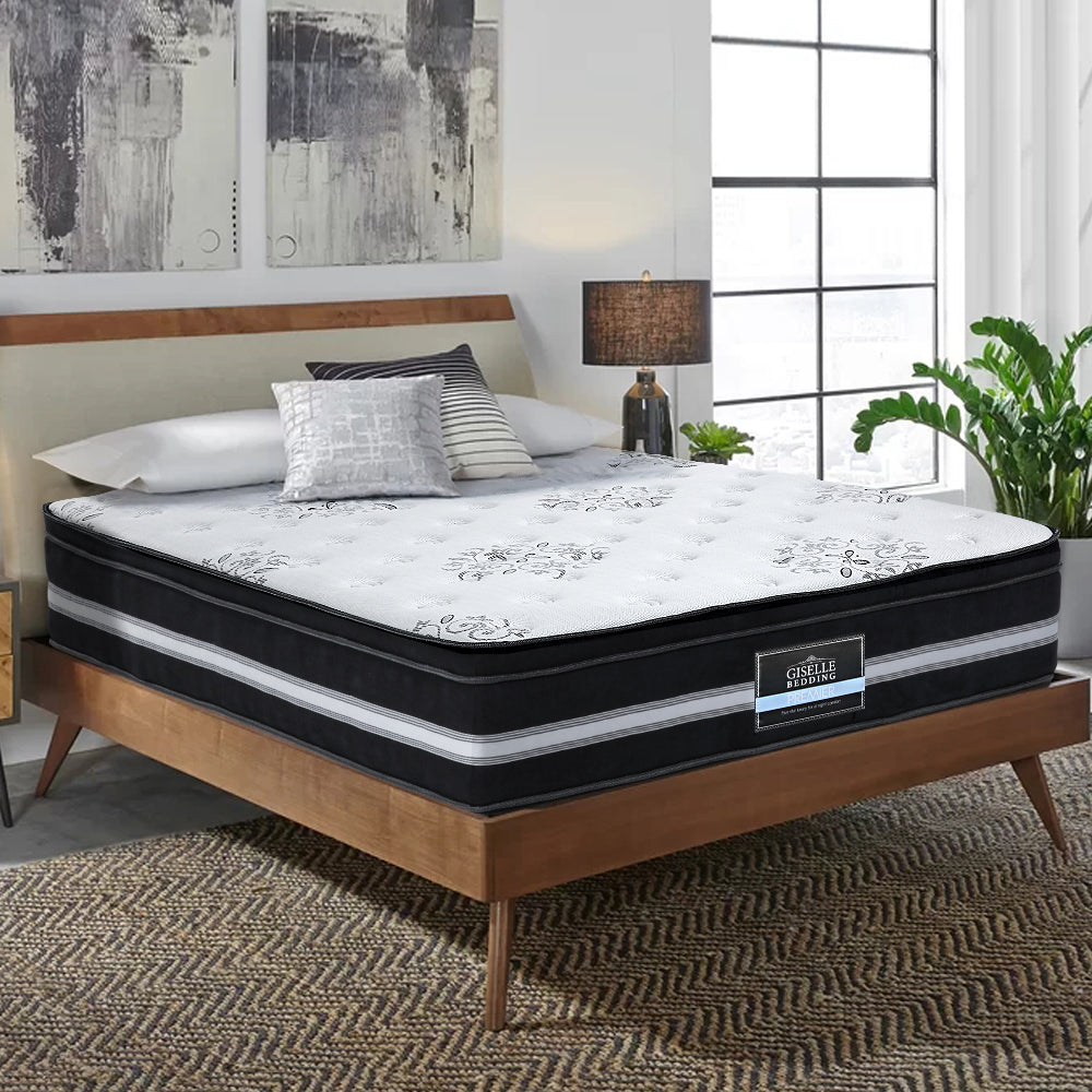 Giselle Double Size Mattress Bed COOL GEL Memory Foam Euro Top Pocket Spring