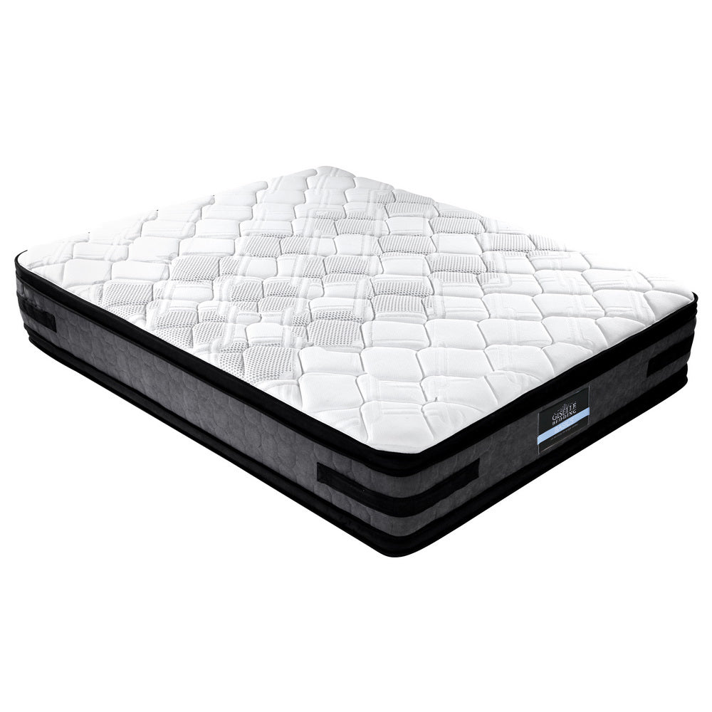 Giselle Bedding Luna Euro Top Cool Gel Pocket Spring Mattress 36cm Thick King