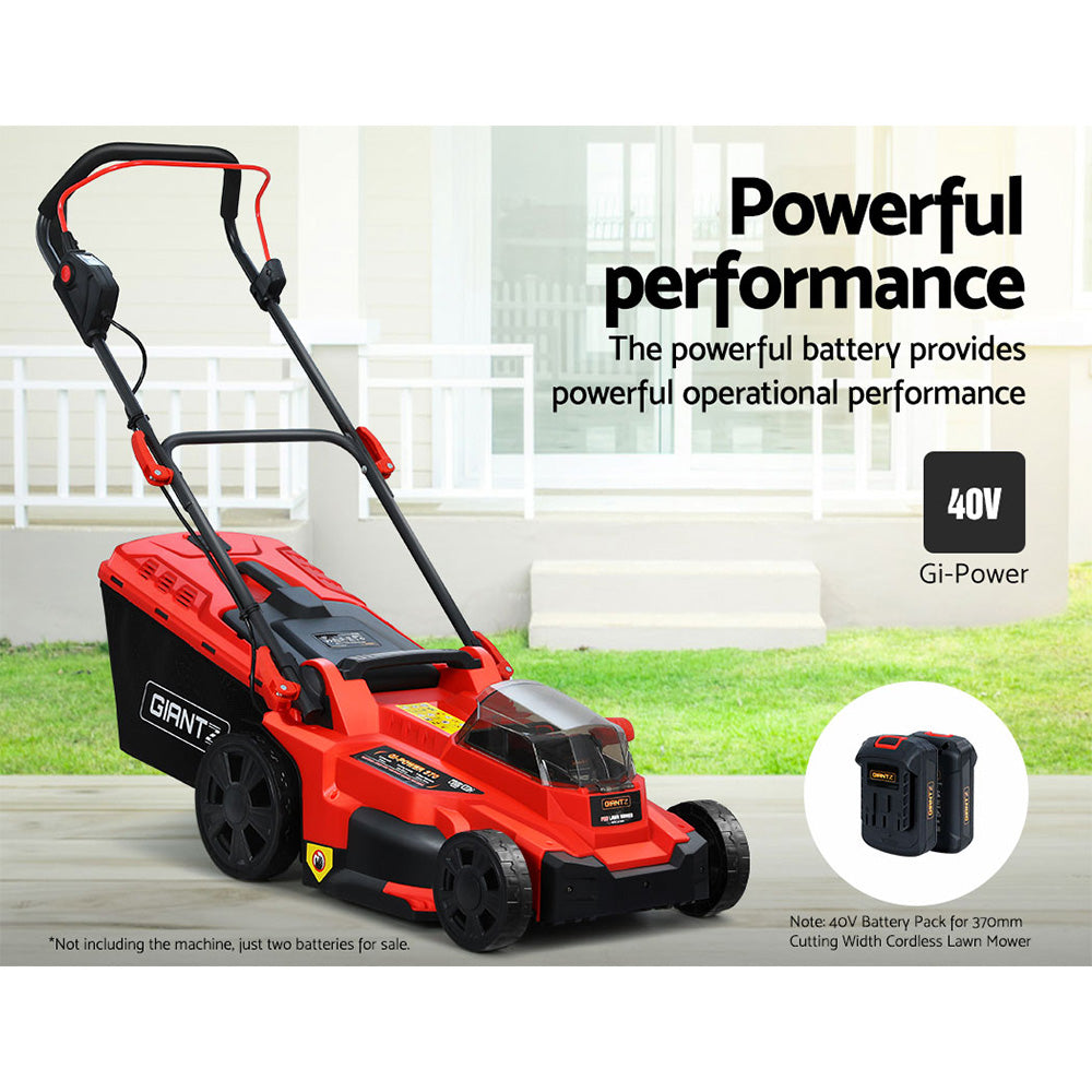 Giantz 40V Battery Only Powered Batteries For Lawn Mower Cordless Electric Lithium