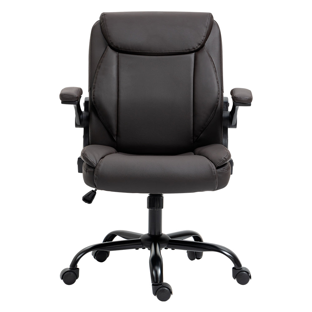 Artiss Office Chair Gaming Computer Executive Chairs Leather Tilt Swivel Brown