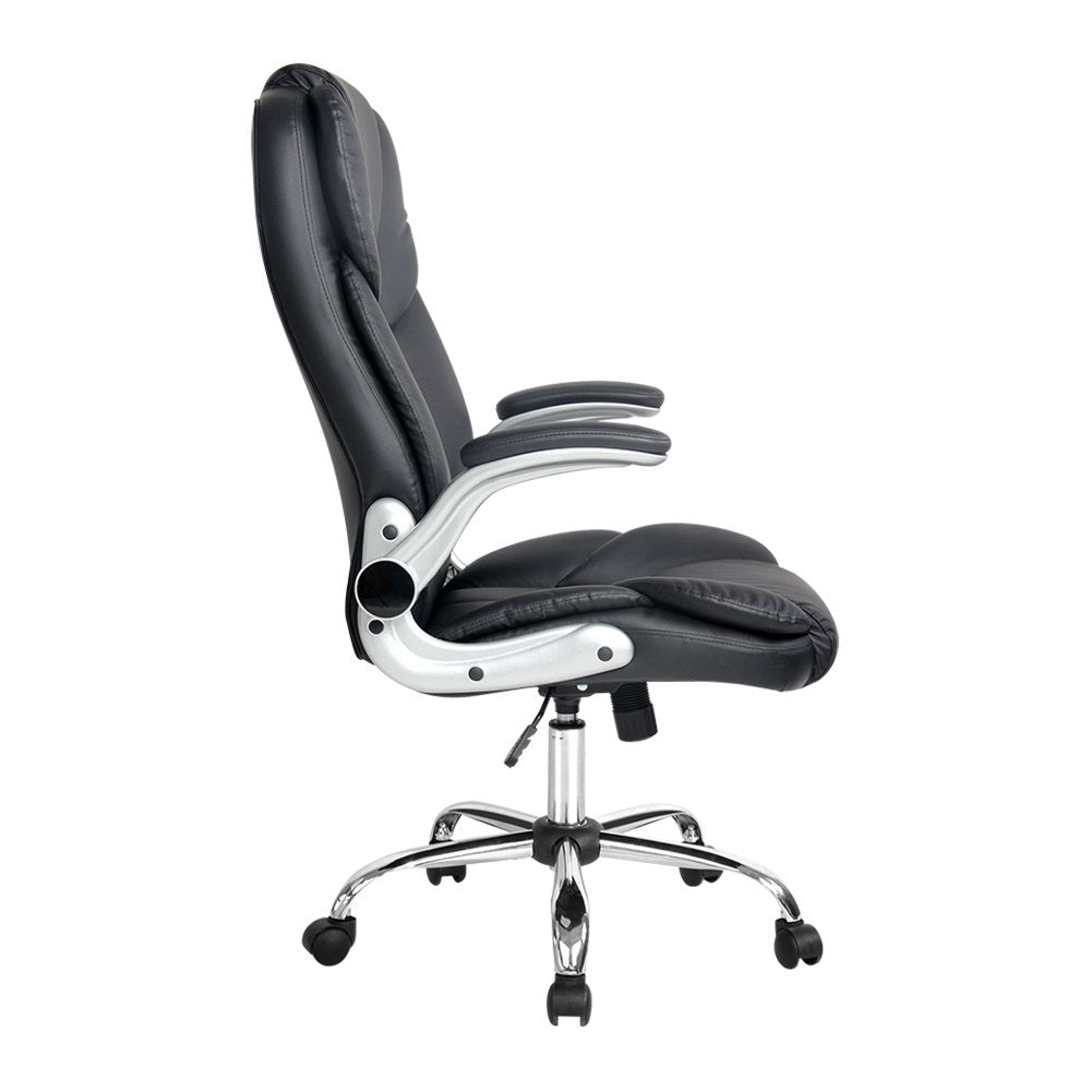 Artiss Kea Executive Office Chair Leather Black