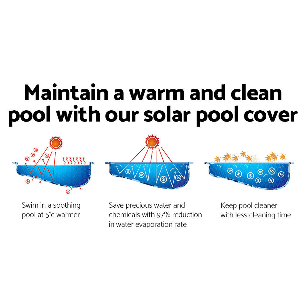 Aquabuddy Solar Swimming Pool Cover 10M X 4M