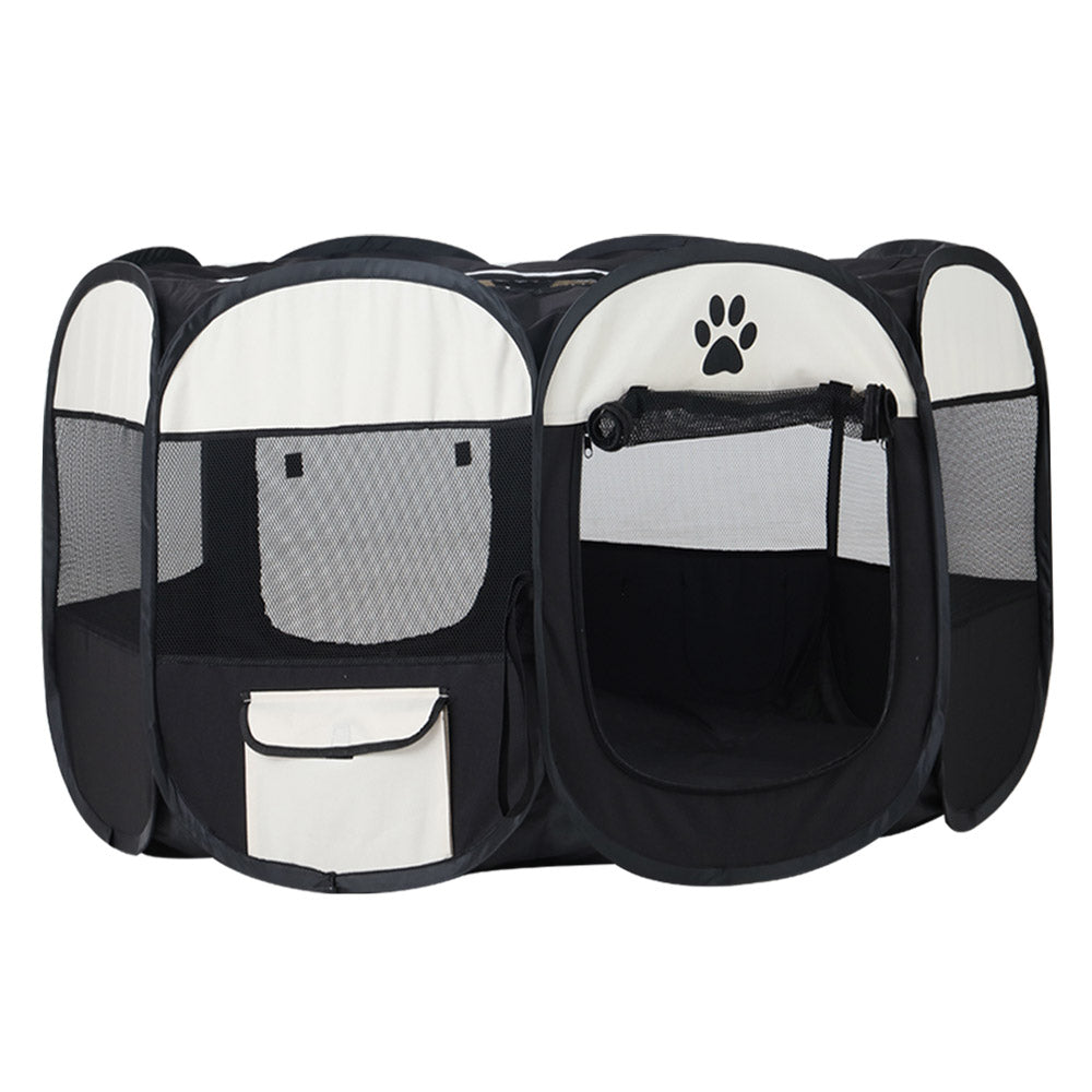 i.Pet Dog Playpen Pet Playpen Enclosure Crate 8 Panel Play Pen Tent Bag Fence Puppy 3XL