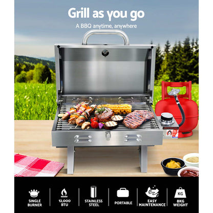 Grillz Portable Gas BBQ Grill Heater