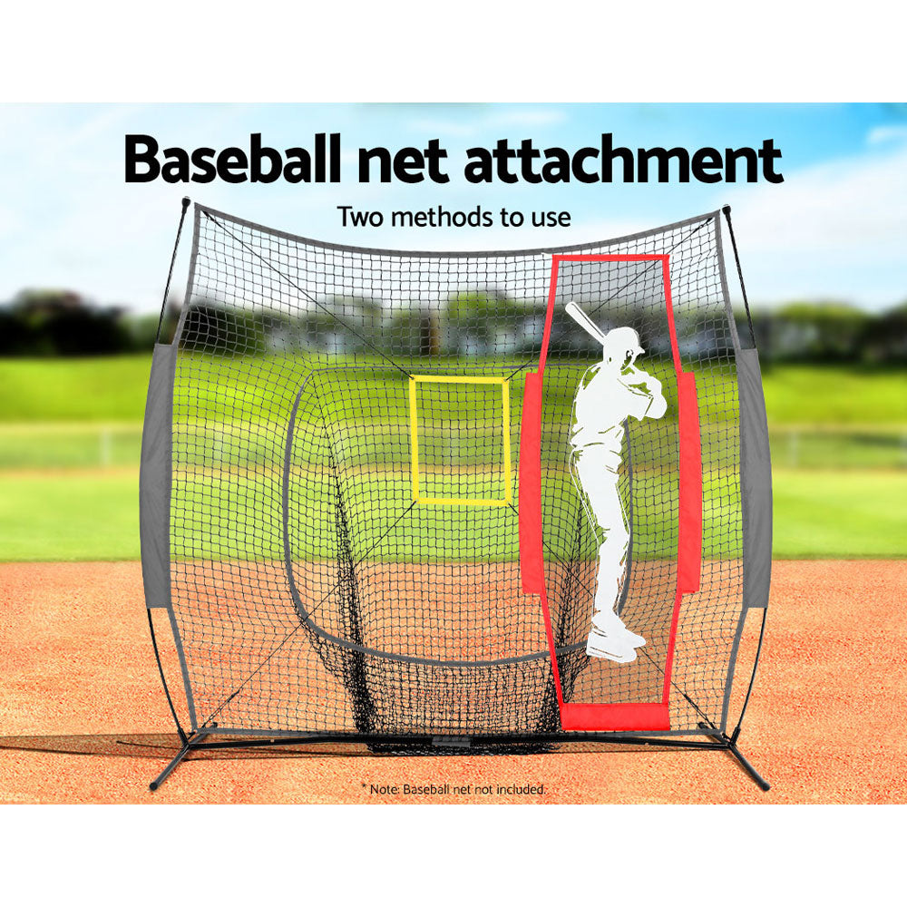 Everfit Soccer Net Baseball Pitching Football Goal Training Aid 9 Target Zone