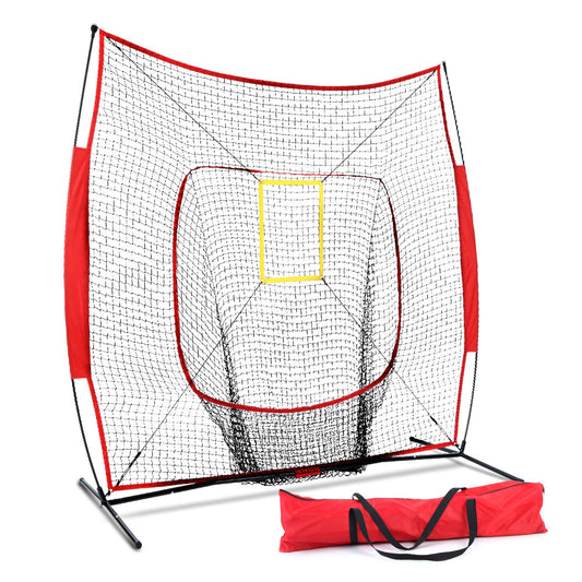 Everfit 7ft Baseball Net Pitching Kit with Stand Softball�Training Aid Sports