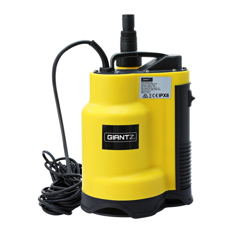 Giantz Garden Water Submersible Pump 750W Dirty Bore Sewerage Tank Well Steel