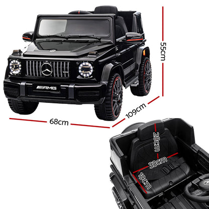 Mercedes-Benz Kids Ride On Car Electric AMG G63 Licensed Remote Cars 12V Black