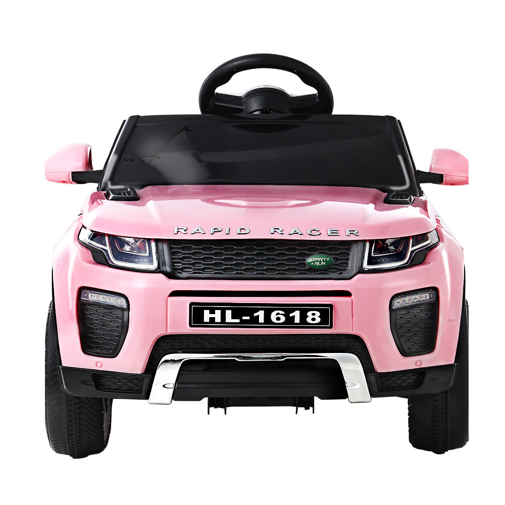 Rigo Kids Ride On Car Electric 12V Remote Toy Cars Battery SUV Toys Pink