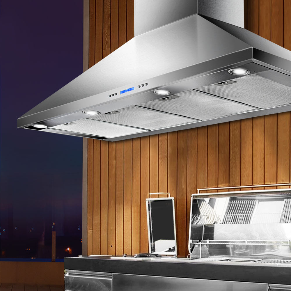 Devanti Range Hood Commercial Rangehood BBQ Hoods Kitchen Alfresco Canopy 1500mm