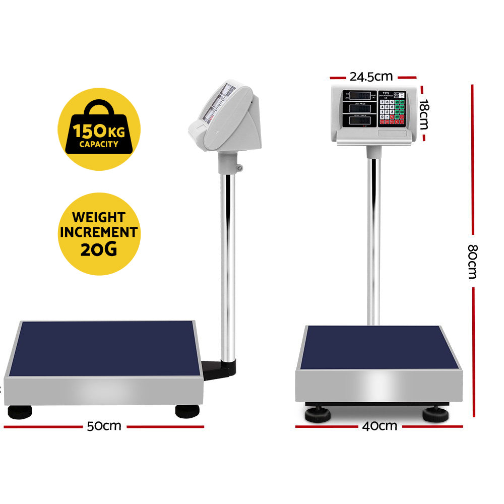 Emajin Platform Scale 150KG Digital Scales Electronic Postal Computing