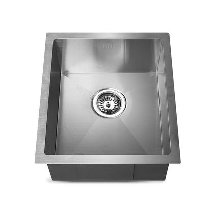 Cefito 39cm x 45cm Stainless Steel Kitchen Sink Under/Top/Flush Mount Silver